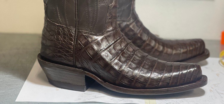 Alligator Skin Boots LV