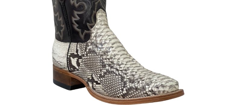 Custom Python Skin Cowboy Boots